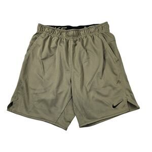 Nike small olive green drawstring waist basketball shorts with pockets EUC